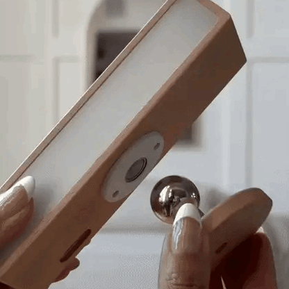 Royallure Wooden LED Wall Light – Rechargeable, Dimmable, Remote Control, Magnetic Mount