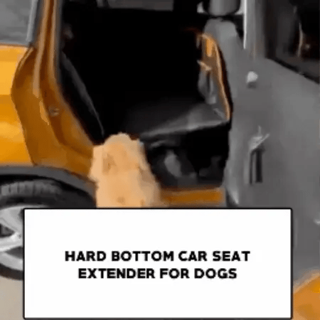 Luxora Hard Bottom Car Seat Cover for Dogs - Waterproof Safety