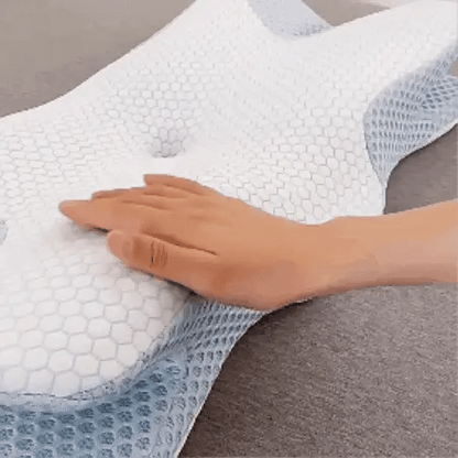 RoyaleGlow Butterfly Shape Pillow with Armrests - Ideal for Side and Back Sleepers