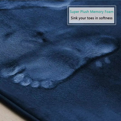 Luxora Memory Foam Bath Mat Set - 3-Piece Ultra-Soft, Super Absorbent, Non-Slip Floor Mat