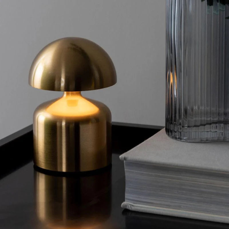 LuxRoyale Cordless Touch Table Lamp With 3 Color Modes