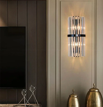 LuxRoyale Luxury Crystal Wall Lamp - Modern Home Art Decor Wall Sconces