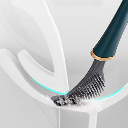 RoyaleGlow Flexible Silicone Toilet Brush for Ultimate Clean