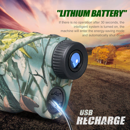 Luxora 3280 Feet Hunting Range Finder with 6.5X Magnification