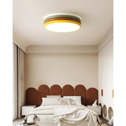 Royelux Modern Nordic Stacked Colorful LED Ceiling Light Fixture for Living Room