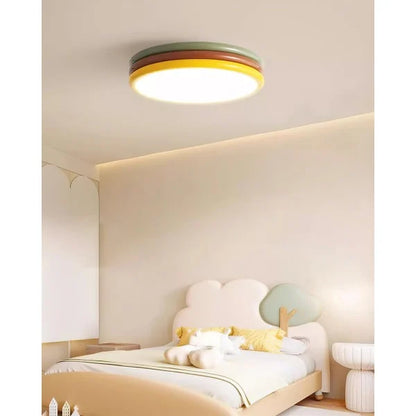 Royelux Modern Nordic Stacked Colorful LED Ceiling Light Fixture for Living Room