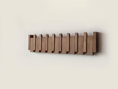 Luxora Handmade Wooden Coat Rack with Stylish Hooks