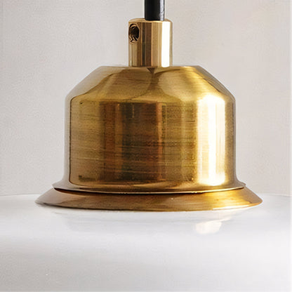 LuxRoyale Art Deco Glass Pendant Light - Elegant Mid-Century Modern Ceiling Lamp