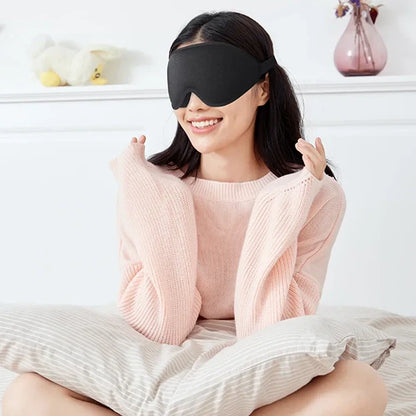 RoyaleGlow 3D Sleep Mask Made Of Memory Foam For Comfort