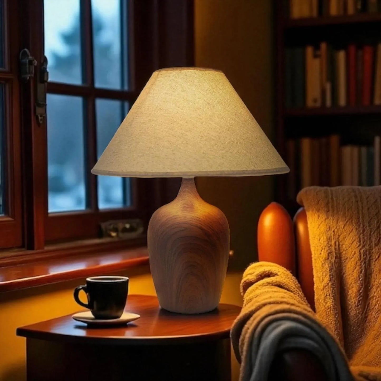 LuxRoyale Song-Vase Table Lamp Meiping-Inspired Minimalist Bedside Lamp For Calm Modern Spaces