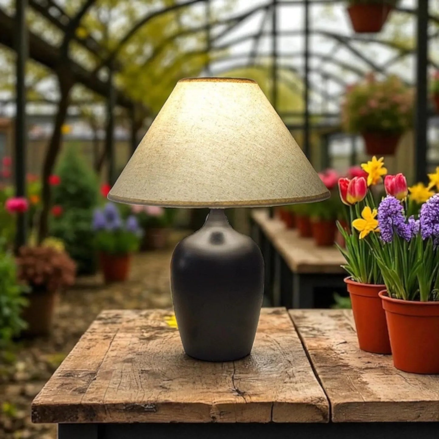 LuxRoyale Song-Vase Table Lamp Meiping-Inspired Minimalist Bedside Lamp For Calm Modern Spaces