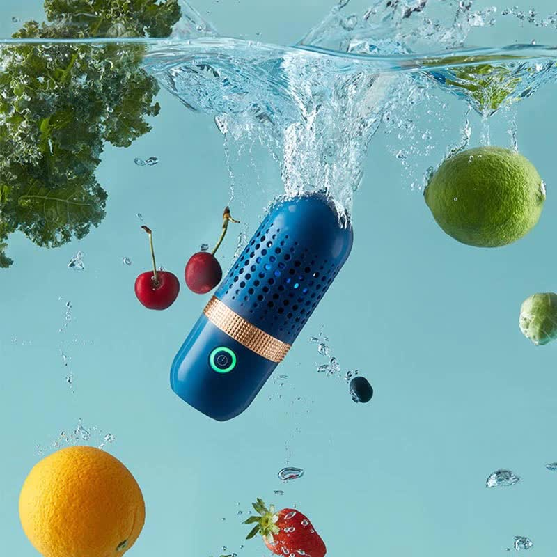 LuxRoyale Capsule Vegetable Washing Machine | Automatic Fruits & Vege Disinfector Home Pesticide Cleaner