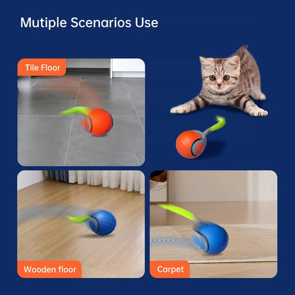 Luxora Interactive Rechargeable Cat Toy Ball for Fun