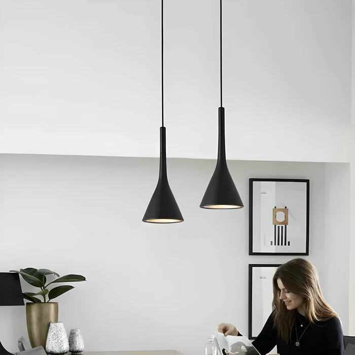 Luxora Modern Nordic Pendant Light - Adjustable Height Hanging Lamp for Kitchen and Dining