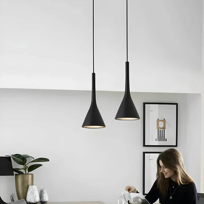 Luxora Modern Nordic Pendant Light - Adjustable Height Hanging Lamp for Kitchen and Dining