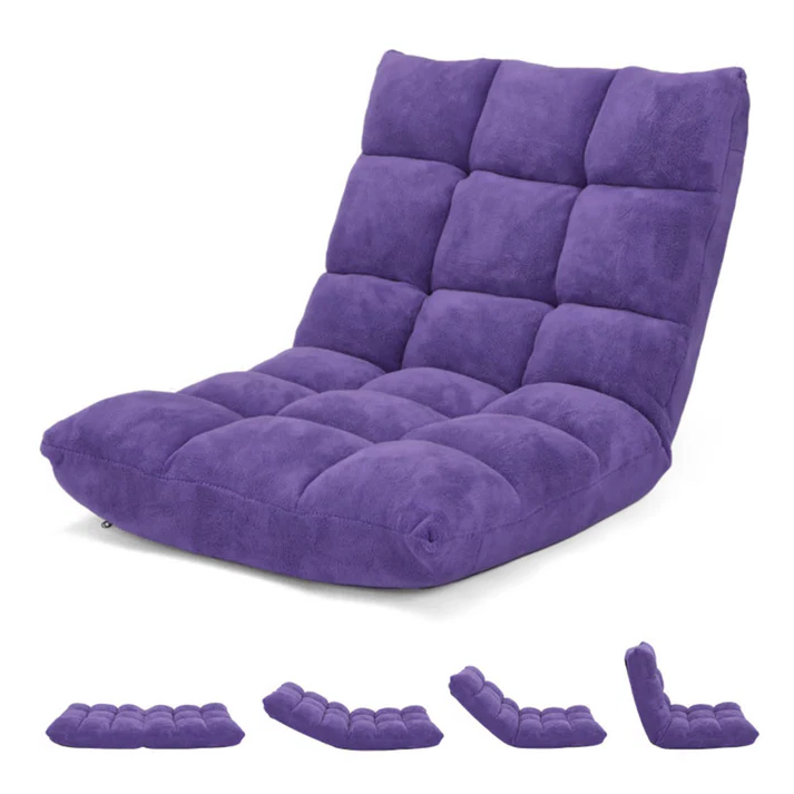 Luxora 14-Position Adjustable Cushioned Floor Chair
