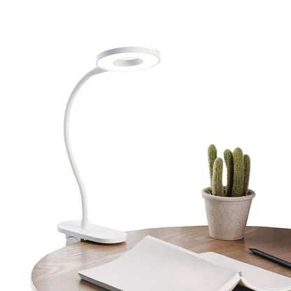 RoyaleGlow Wireless Table Clip Desk Lamp - Eye Care LED Light