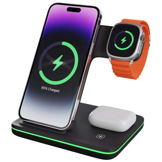 Royaleva 3-in-1 Apple Charger Dock for iPhone Watch AirPods