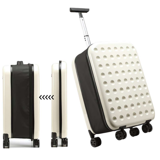 Luxora 360° Foldable Travel Suitcases with Wheels 20 Inch