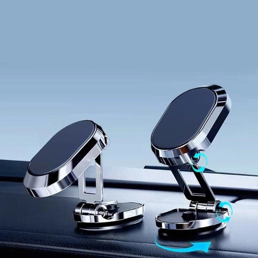 RoyaleGlow Folding Magnetic Car Phone Holder for Easy Use