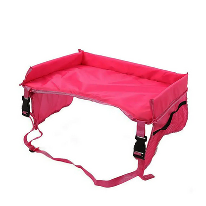 RoyaleGlow Baby Car Seat Tray with Storage Pockets