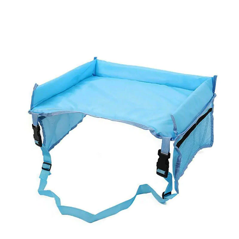 RoyaleGlow Baby Car Seat Tray with Storage Pockets