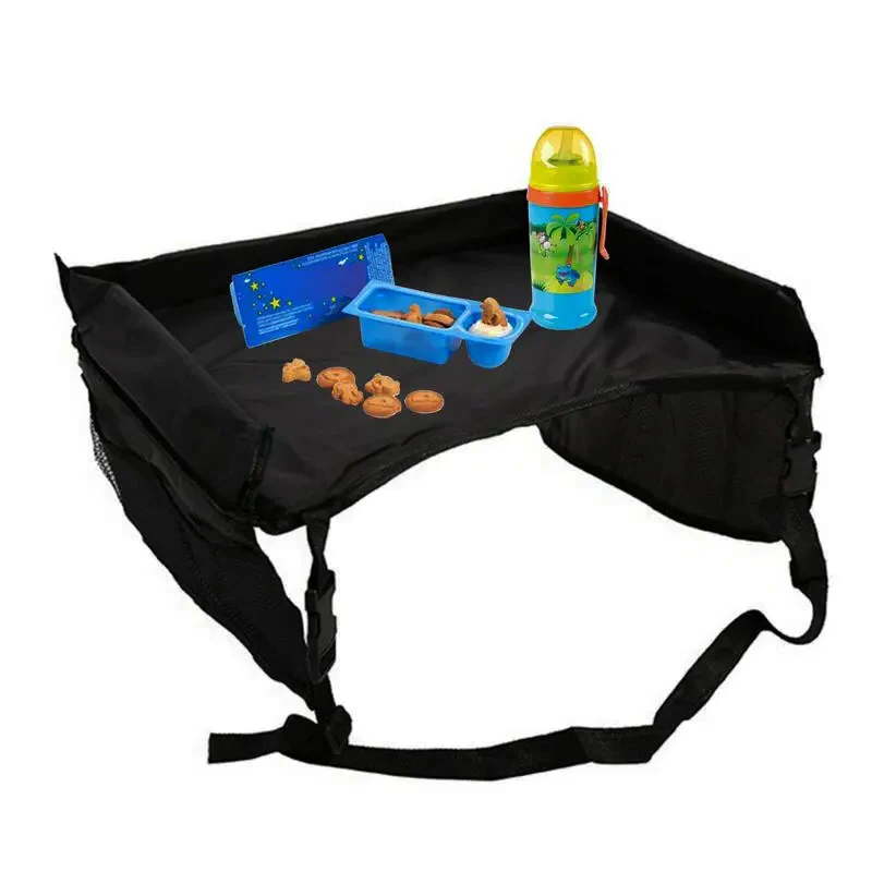 RoyaleGlow Baby Car Seat Tray with Storage Pockets