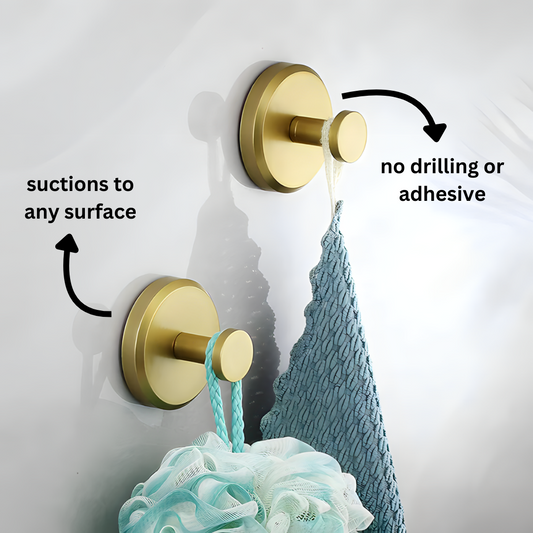 Luxora Instant Grip Suction Hooks for Easy Storage