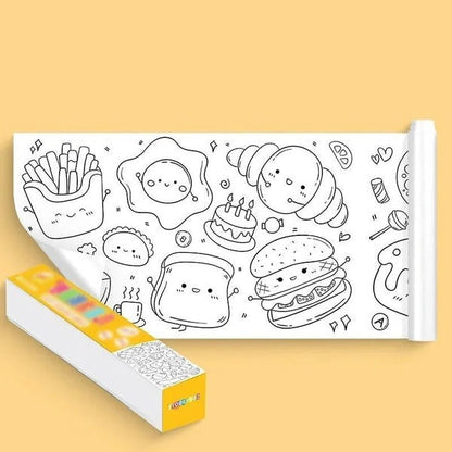 RoyaleGlow Children's Drawing Roll for Creative Kids Fun