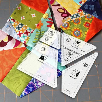 Luxora Creative Quilting Cutting Template (4 Pcs Set)
