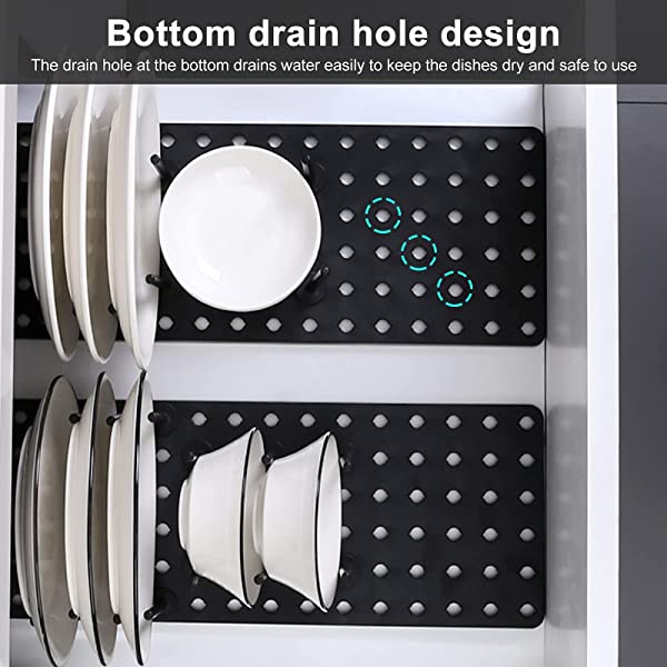 Royaleva Easy Adjustable Drain Rack for Kitchen Organization