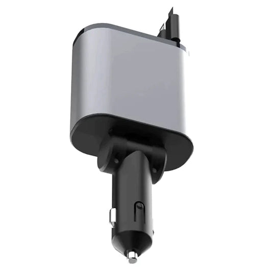 Royaleva Dual Retractable Car Charger for Fast Charging