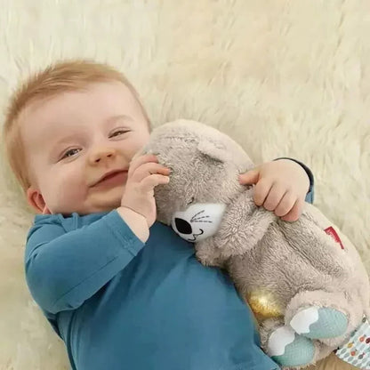 Luxora Breathing Otter Musical Stuffed Baby Plush Toy