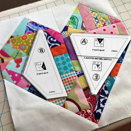 Luxora Creative Quilting Cutting Template (4 Pcs Set)