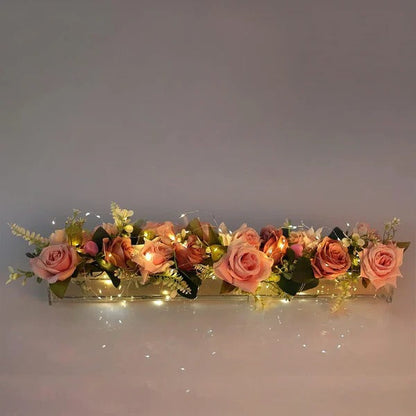 Luxora Clear Acrylic Flower Vase for Stylish Arrangements