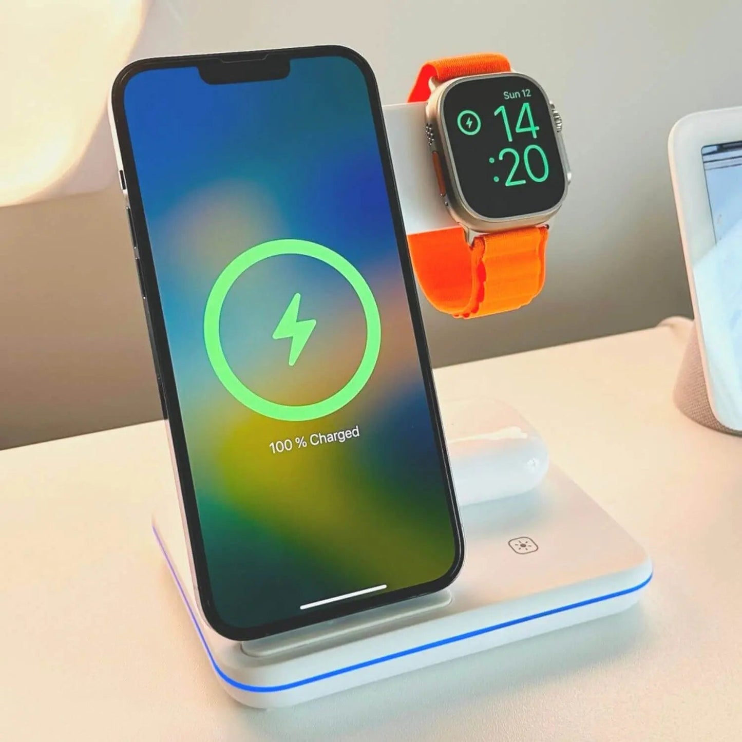 Royaleva 3-in-1 Apple Charger Dock for iPhone Watch AirPods