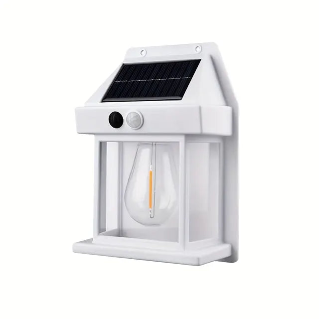 RoyaleGlow Dimmable Solar Sconce: Elegant Outdoor Lighting Solution