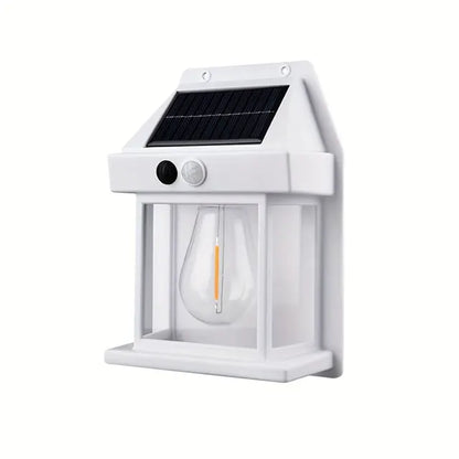 RoyaleGlow Dimmable Solar Sconce: Elegant Outdoor Lighting Solution