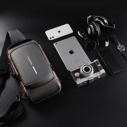 Royaleva Anti-Theft Crossbody Backpack with USB Charging