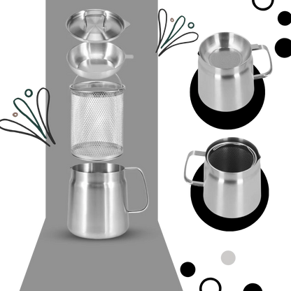 Luxora 2-in-1 Stainless Steel Deep Frying Pot for Easy Cooking
