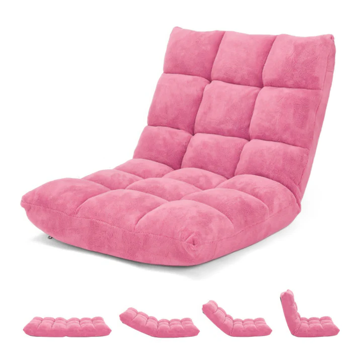 Luxora 14-Position Adjustable Cushioned Floor Chair