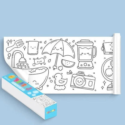 RoyaleGlow Children's Drawing Roll for Creative Kids Fun