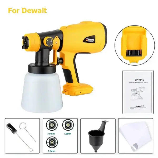 Royallure Effortless PaintMaster Pro – Universal Battery Spray Gun, Lightweight DIY Finish