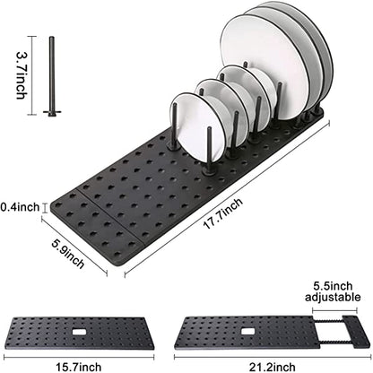 Royaleva Easy Adjustable Drain Rack for Kitchen Organization