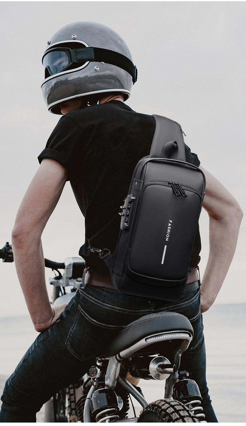 Royaleva Anti-Theft Crossbody Backpack with USB Charging