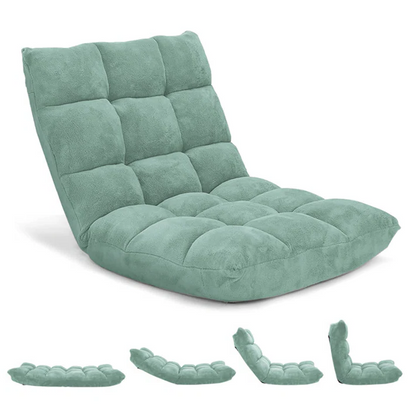 Luxora 14-Position Adjustable Cushioned Floor Chair