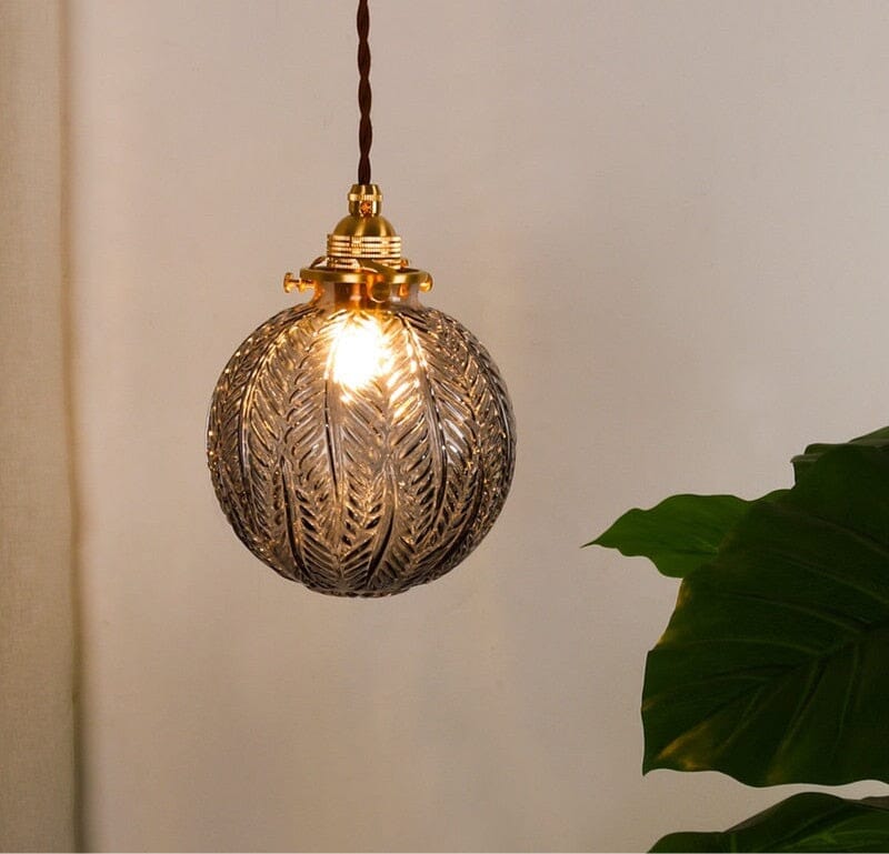 Royallure Chic Industrial Vintage Glass Pendant Lighting Fixture - Rectangle