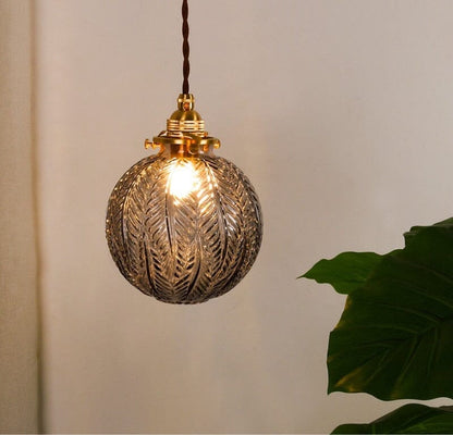 Royallure Chic Industrial Vintage Glass Pendant Lighting Fixture - Rectangle