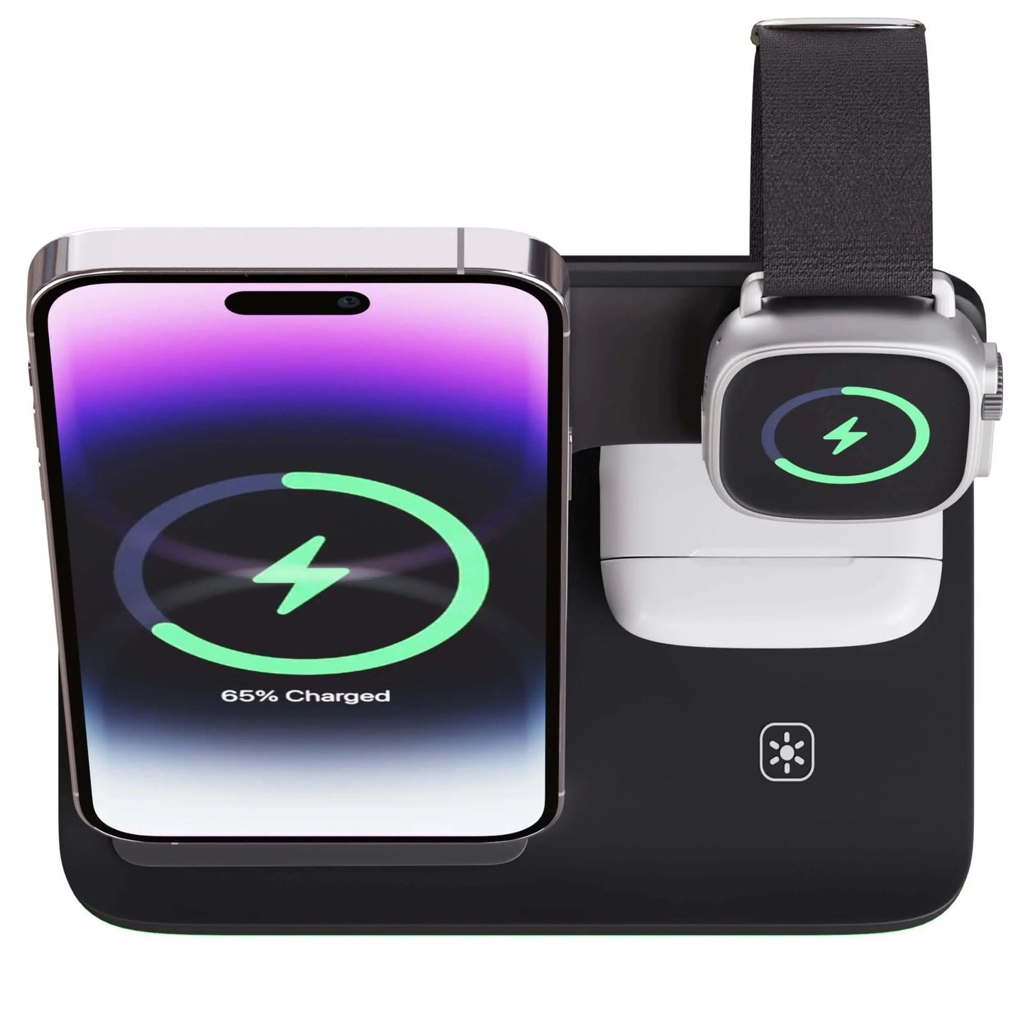 Royaleva 3-in-1 Apple Charger Dock for iPhone Watch AirPods