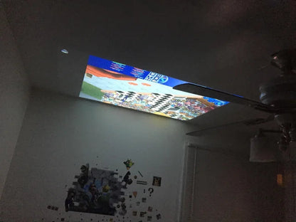 RoyaleGlow Mini Movie Projector for Home Theater Fun